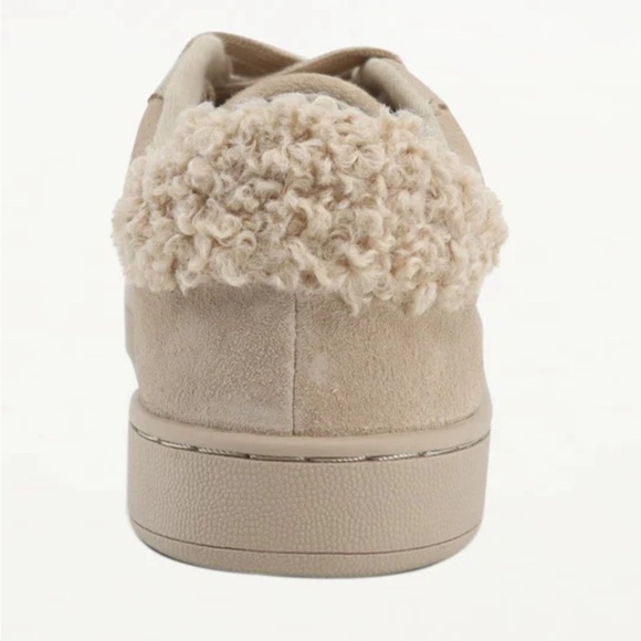 Splendid FREYA sneaker.  Suede sneaker with  shearling in the back. - Picture 3 of 3